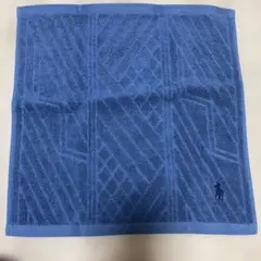 ポロ・ラルフ・ローレン ハンドタオル　ブルー