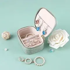 ✨限定品✨レザー ジュエリー ボックス ミニ ジュエリー 収納ホルダー