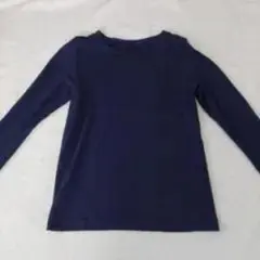 ネイビー 長袖カットソー