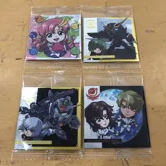 4枚　セット　⑤　ガンダム　シール　ウエハース　vol.4 　宇宙の自由