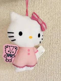 ハローキティ ぬいぐるみ ストラップ - メルカリ