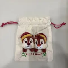 ディズニー チップとデール ぬいぐるみ巾着 ディズニーストア