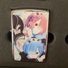 リゼロ　レム　ラム　メイド服　希少　オイルライター　zippo 風　BRZ18