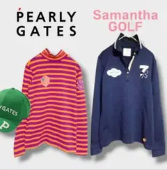 ２枚セット＊パーリーゲイツ/サマンサゴルフ No.7＊ゴルフウェア
