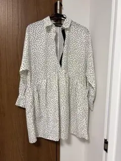 ZARA BASIC COLLECTION ドット柄シャツのサムネイル