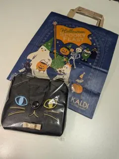 KALDI カルディ くろねこコインケース(ハロウィン新商品)
