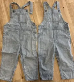 H&M /ストライプサロペット /92㌢