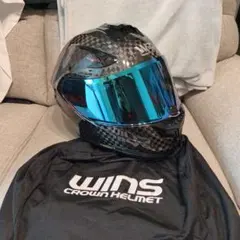 WINS A FORCE RS カーボンフルフェイス カーボン✖️ネオングリーン