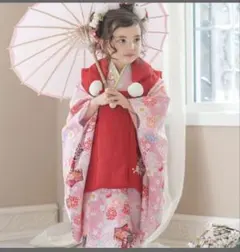 七五三 被布セット ピンク 花柄 - メルカリ