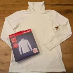 ユニクロ　超極暖　ヒートテック　タートルネック　白　ホワイト　長袖　Mサイズ