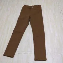 GU ストレッチ裏起毛カラースキニーパンツ 120