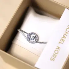 MICHAEL KORS シルバーブレスレット MKロゴ アクセサリー