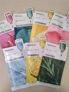 【新品未使用】MEDIHEAL　フェイスパック7枚セット　お試し各種1枚ずつ