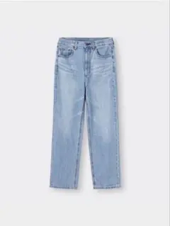 GU　ハイウエストストレートジーンズ　BLUE(丈68.0～72.0cm)Mのサムネイル