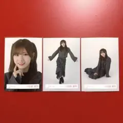 櫻坂46 生写真 小田倉麗奈 チェックコーデ セミ