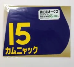 【日本ダービー限定販売　ミニゼッケン】三連単　2025 日本ダービー限定販売 ミニゼッケン】三連単 2025 2025年最新