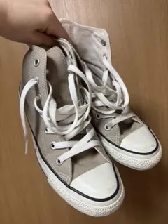CONVERSE ハイカットスニーカー 24cm ベージュ