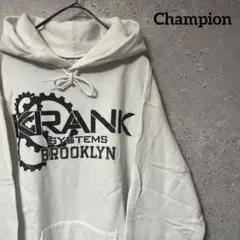 Champion チャンピオン パーカー プルオーバー プリント M