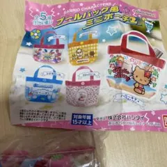 サンリオ　プールバック風ミニポーチ2 ウサハナ