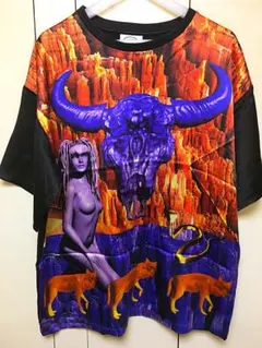 超貴重 cassette playa シルクTシャツ