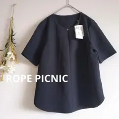 ロペピクニック 半袖トップス【38】半袖 無地 綺麗め オフィス ラウンドネック