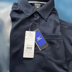 MIZUNO ポロシャツ ドレスネイビー XLサイズのサムネイル