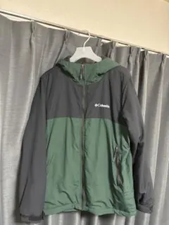 Columbia フード付きアウター グリーン・ブラック サイズM