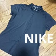 NIKE ナイキ　DRI-FIT ドライフィット速乾ハーフジップポロシャツＬ