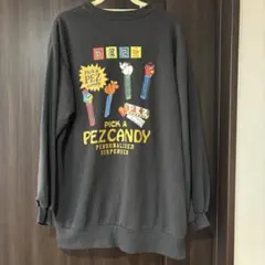 《美品》PEZキャラクター スウェット Lサイズ グレー　裏起毛