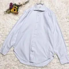 ZARA　ザラ【EUR　S】リブ長袖カットソー　シンプル　スタンダード　ネイビー