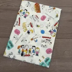 スヌーピー生地ハギレ