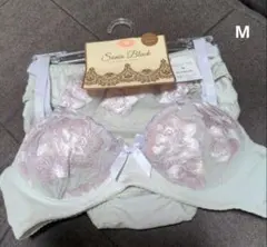 (874)Sonia Black ブラ＆ショーツセット M