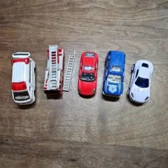 ミニカー　いろいろ　ジャンク　消防車　救急車