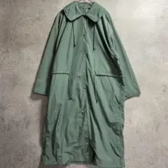未使用 ユニクロ UNIQLO U ナイロンコート ロングコート　XS グリーンのサムネイル