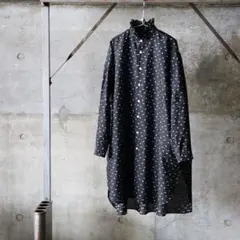 R&D.M.Co- オールドマンズテーラー パンジー柄 シャツワンピース M