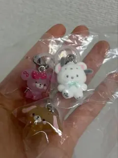 サンリオ　目印チャーム　3点セット