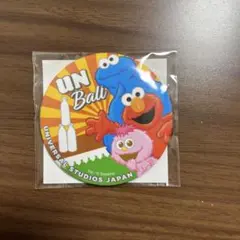 USJユニバーサルスタジオジャパン セサミストリートキャラクターデザイン缶バッジ