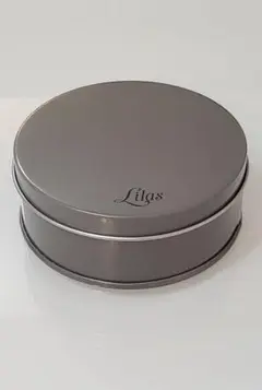 【新品未使用】Lilas リラ アクセサリーケース グレー 缶 非売品