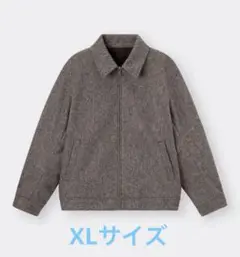 GU コージーメルトンジップアップブルゾン XLサイズ