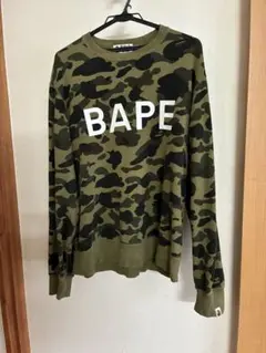 新品 タグ付き A BATHING APE 迷彩 カモフラ 長袖 ロンT - メルカリ