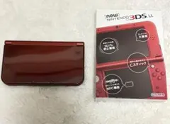 状態〇 Newニンテンドー3DS LL メタリックレッド 箱付き