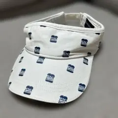 ジャックバニー　パーリーゲイツ　ゴルフ　サンバイザー　白　コットン