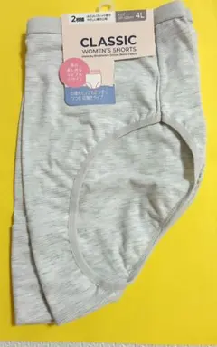 【大きいサイズ】【新品・未使用タグ付き】４L レディースショーツ 2枚組のサムネイル