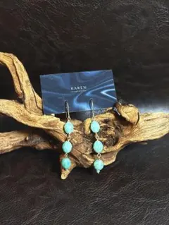 218.14kgf ピアス アマゾナイト 天然石 ゴールド