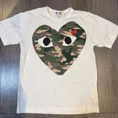 PLAY COMME des GARCONS カモフラハート 티셔츠