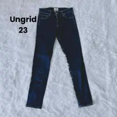 Ungrid アングリッド スキニーデニム ジーンズ インディゴ 23 日本製のサムネイル