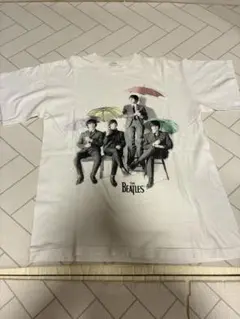激レア 90sヴィンテージUSA製ビートルズTシャツ 白 L アンブレラ