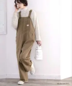 JaVa ジャバ コラボ　サロペット オーバーオール ブラウン