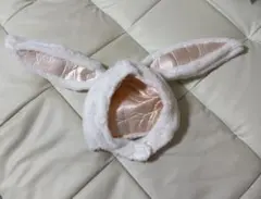 うさぎ耳　モコモコ　被り物　コスプレ　帽子