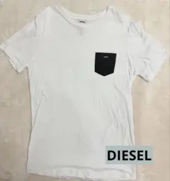 【お買得】DIESEL BEACHWEAR ホワイト Tシャツ　Mサイズ